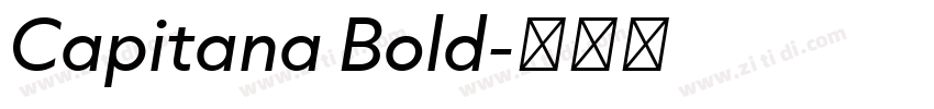 Capitana Bold字体转换